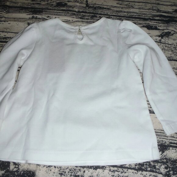 Gymboree A Pop of Daisies 2T Long Sleeve White Shirt NWT - Picture 2 of 2
